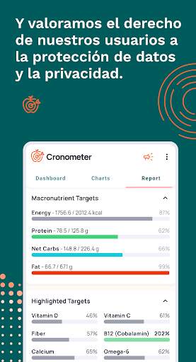 Cronometer - Contador Calorías screenshot 16