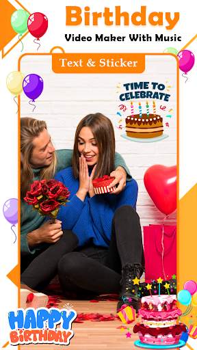 Birthday Video Maker with Song and Name screenshot 4
