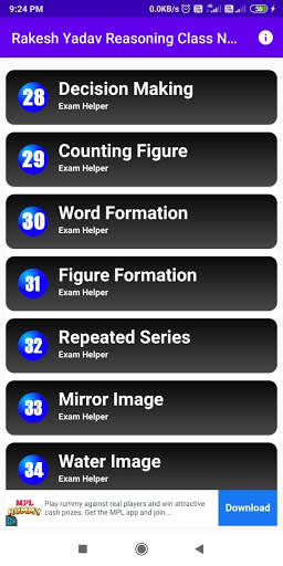 Rakesh Yadav Reasoning Class Notes screenshot 3