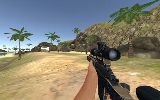 Sniper Commando Island Assault screenshot 1
