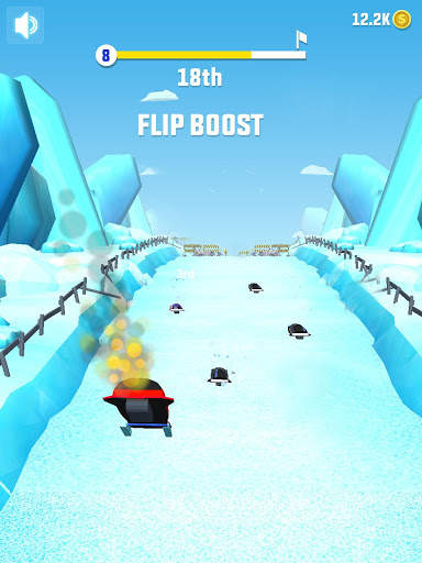 Flippy Snow Rider Race screenshot 10
