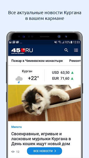 45.ru – Курган Онлайн скриншот 1