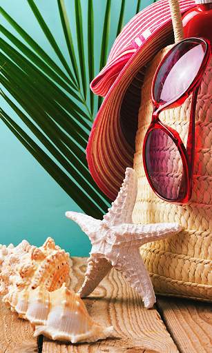 Seashells Live Wallpaper (Backgrounds) screenshot 2
