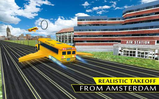 US Flying Bus pilot Transport:High School bus 2018 screenshot 13