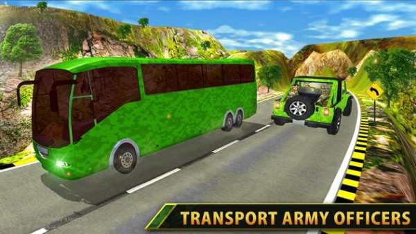 Militer Bis Sopir Transporter Permainan 2018 screenshot 4