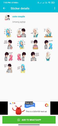 Couple-Goals : Couples whatsapp Stickers screenshot 7