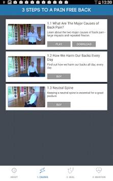 3 Steps To A Pain Free Back screenshot 2