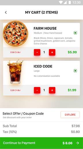PizzaMenia - Template screenshot 4