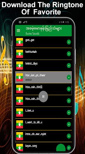 Ringtones Birmania screenshot 2