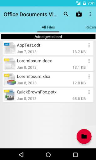 Office Documents Viewer screenshot 1
