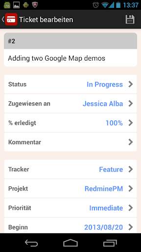 RedminePM - Redmine Client-App screenshot 6