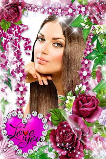 Lovely Flower Photo Frame screenshot 3