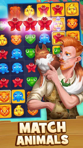 Animal Drop – Free Match 3 Puzzle Game screenshot 1