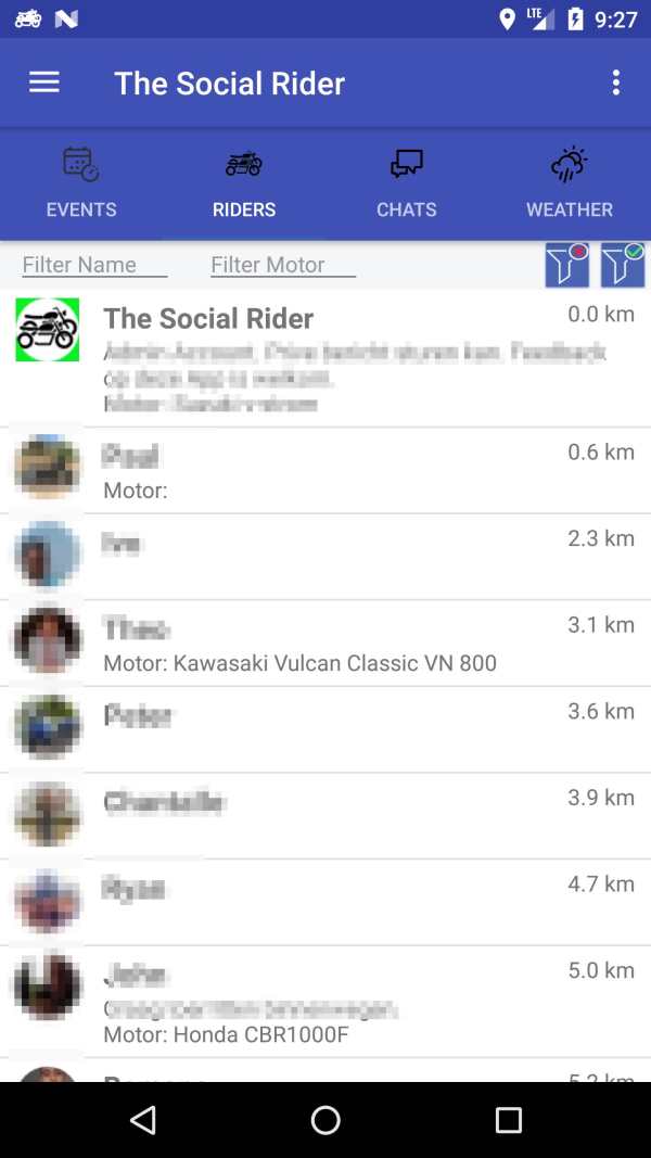 The Social Rider (group motorcycle riding) screenshot 4