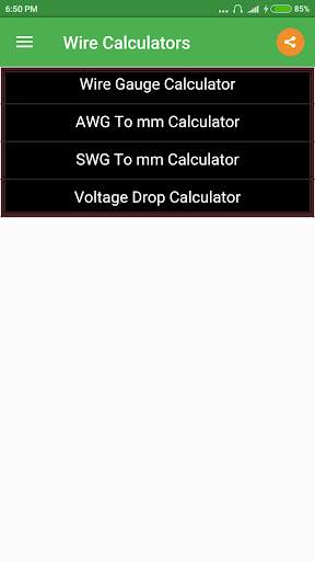 Wire Calculator скриншот 2
