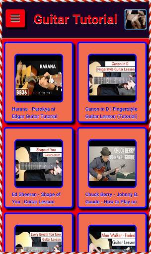 Guitar Tutorial screenshot 1