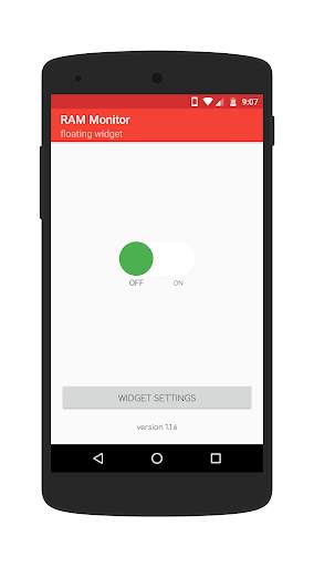 RAM Monitor - Floating Widget स्क्रीनशॉट 3