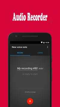 music recording - audio , voice app 1 تصوير الشاشة