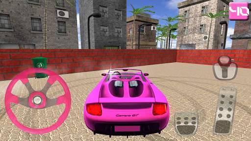 Girl Car Parking Game 3D screenshot 4