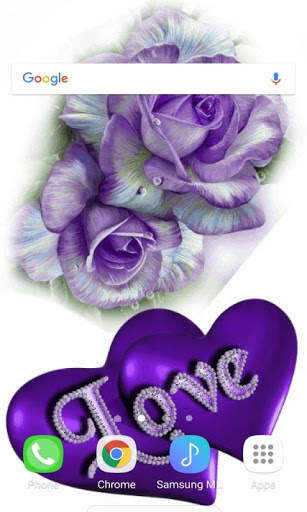 Valentine Hearts Live Wallpaper screenshot 2