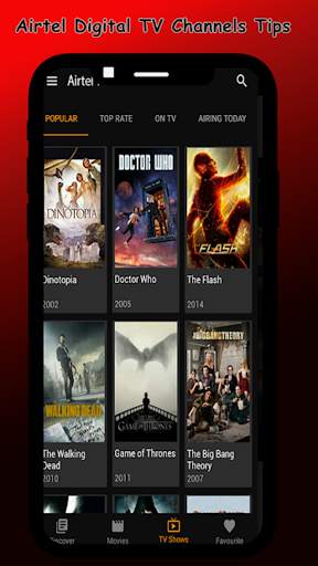 Airtel Digital TV & Voot TV Channel Live TV Tips screenshot 1