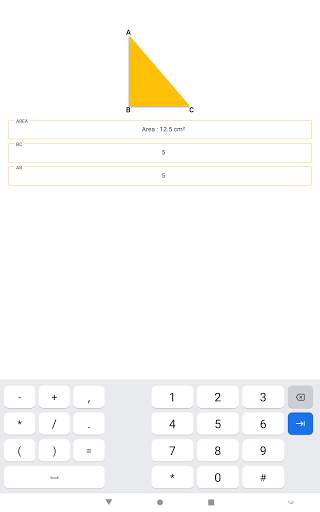 Right Triangle Calculator (Pythagorean Theorem) screenshot 15