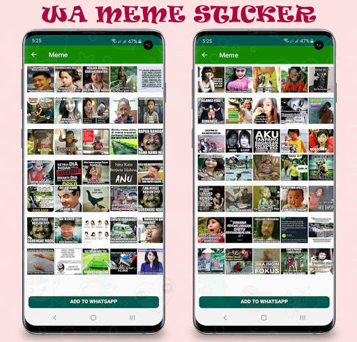 WASticker MEME Stickers WAStickerApps for WhatsApp 5 تصوير الشاشة