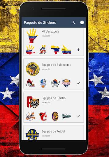 Stickers de Venezuela para WhatsApp screenshot 1