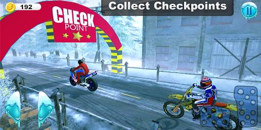 Offroad Snow Bike Driver 2K20 - Stunt Bike Racing screenshot 4