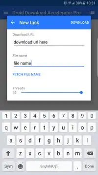 Droid Download Accelerator Pro screenshot 4