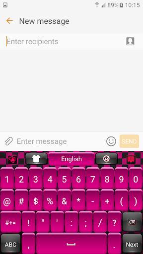 Black and Pink Keyboard screenshot 3