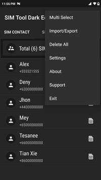 SIM Tool Dark Edition screenshot 2