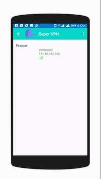Super VPN screenshot 3