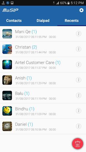 MoSIP Mobile Dialer screenshot 6