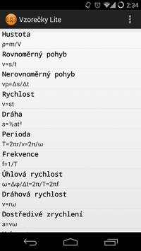 Formulas Lite screenshot 2