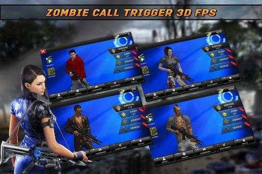 Zombie Call Trigger 3D FPS Game screenshot 2