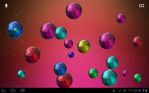 Space Bubbles Live Wallpaper screenshot 8