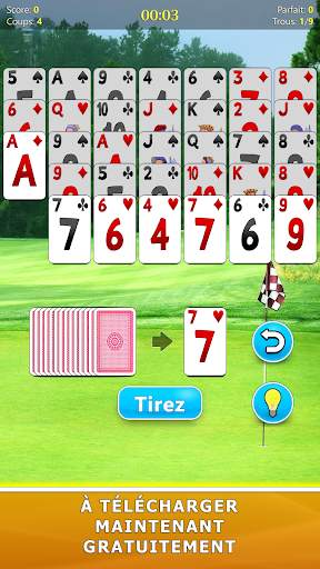 Golf Solitaire - Jeu de Cartes screenshot 8