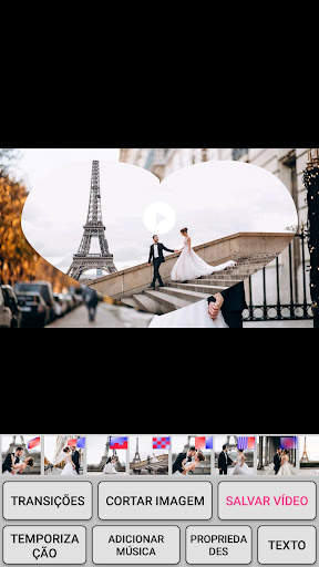 Criar vídeo com fotos e música screenshot 1