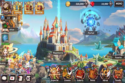 WITH HEROES - IDLE RPG screenshot 13