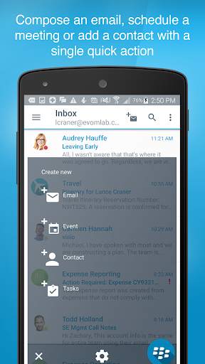 BlackBerry Work screenshot 3
