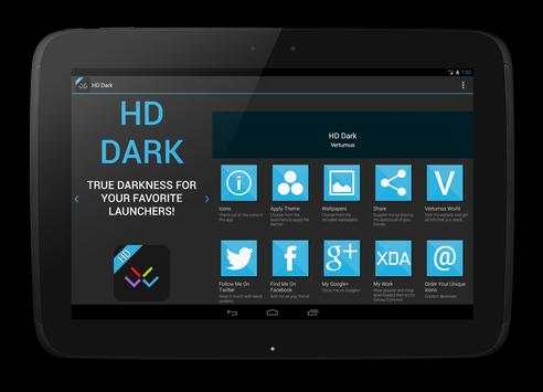 HD Dark Free - Icon Pack screenshot 7