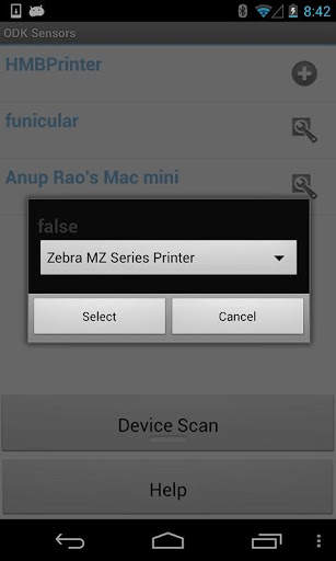 ODK Sensors Framework screenshot 2