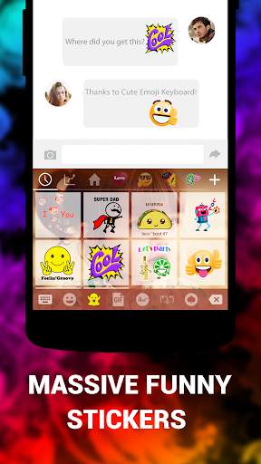 Emoji Keyboard Cute Emoticons скриншот 2