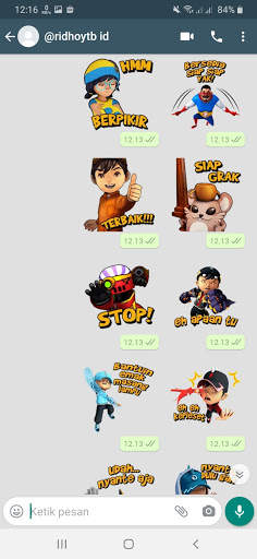Stiker WA Boboiboy For WAStickerApps screenshot 3