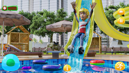 Theme Park Amusement Build-Fun Roller Coaster Game screenshot 2