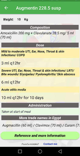 Egydose -Drug Dose Calculator screenshot 7