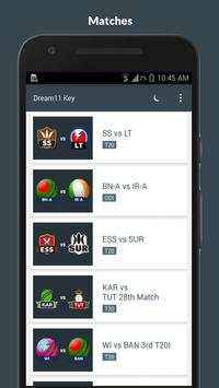 Dream11 Key screenshot 1