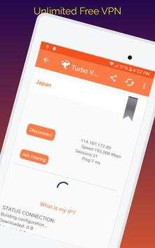 Turbo Fast VPN - Free Unlimited VPN screenshot 9