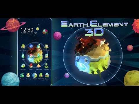 موضوع الأرض 3D الموضوع 1 تصوير الشاشة